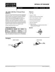 IRF9530, RF1S9530SM 12A, 100V, 0.300 Ohm, P-Channel Power ...