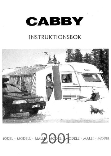 Instruktionsbok Cabby 2001