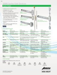 AM Series - Arrow Architectural Hardware