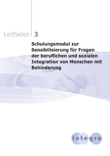 Schulungsmodul zur Sensibilisierung für Fragen der ... - Integra