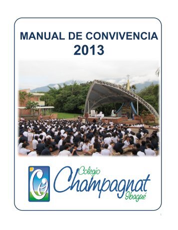 MANUAL DE CONVIVENCIA - Colegio Champagnat de Ibague