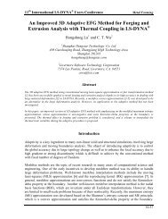 An Improved 3D Adaptive EFG Method for Forging and ... - DYNAlook