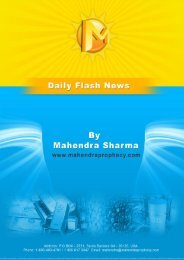 pdf file on 4 december daily flash - Prophesies of Mahendra Sharma