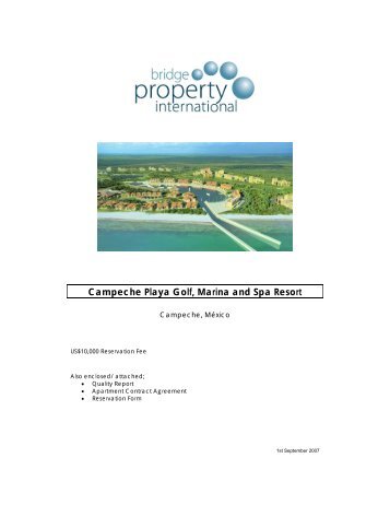 Campeche Playa Golf, Marina and Spa Resort - Sunshine Estates