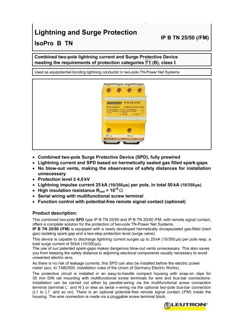 Datasheet - Leutron GmbH