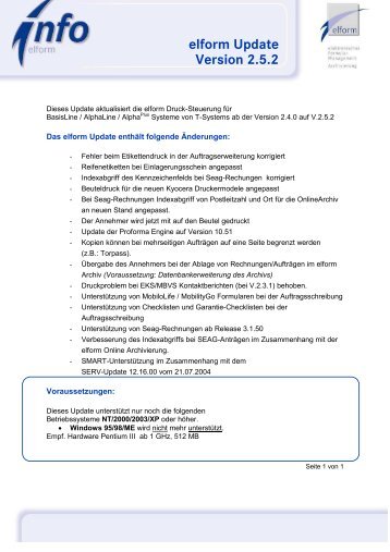 Installations-Anleitung (PDF) - elform GmbH