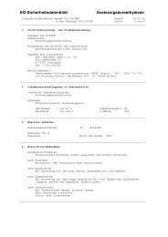 EG-Sicherheitsdatenblatt Acetessigsäureethylester - Hedinger