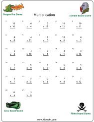 Basic multiplication of one & two digit numbers 1 - Math for Children