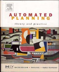 Automated Planning: Theory & Practice