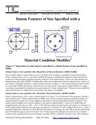 Datum Features of Size Specified with a Material Condition Modifier 1