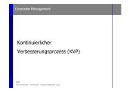 Kontinuierlicher Verbesserungsprozess (KVP) - FOM-Wiki