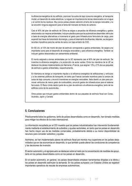 Revista del CEI - Centro de EconomÃ­a Internacional