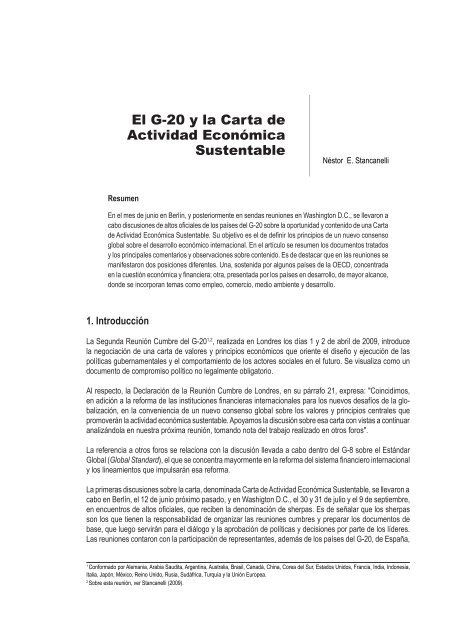 Revista del CEI - Centro de EconomÃ­a Internacional