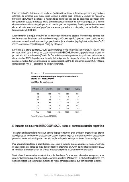 Revista del CEI - Centro de EconomÃ­a Internacional