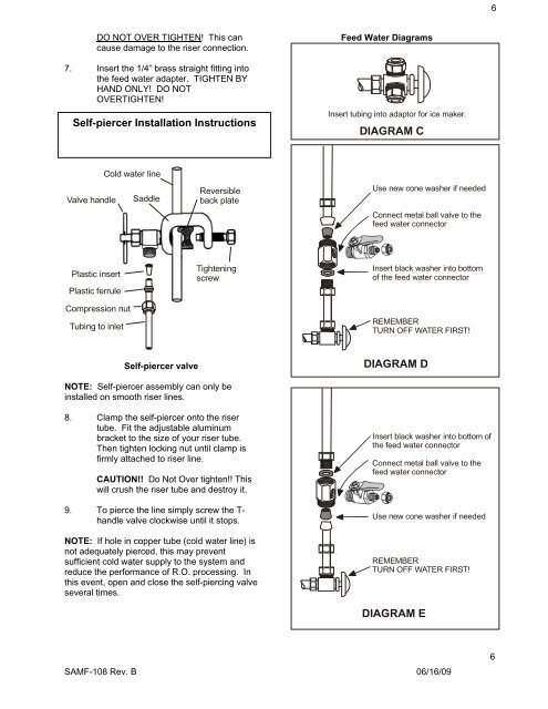 Installation & Instruction Manual - Reverse Osmosis, RO Water ...