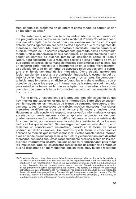 la seÃ±alizaciÃ³n y la estructura informativa de los mercados - Revista ...