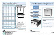 Avtron Neutral Grounding Resistors