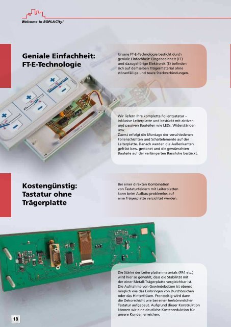 EINGABEEINHEITEN ELEKTRONIK- DIENSTLEISTUNGEN - Bopla