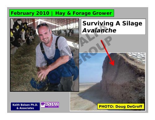 SAFETY in SILAGE OPERATIONS