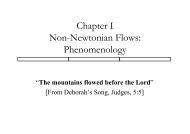 Chapter I Non-Newtonian Flows: Phenomenology