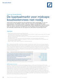 De kapitaalmarkt voor midcaps: koudwatervrees ... - Deutsche Bank