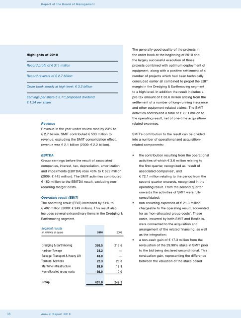 Annual report 20108.31 MB - Boskalis