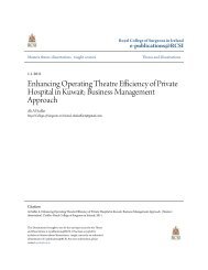 Enhancing Operating Theatre Efficiency of Private Hospital in Kuwait ...