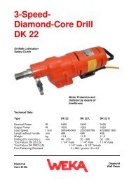 3-Speed- Diamond-Core Drill DK 22 - Ultradia