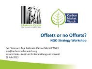 download ppt - Carbon Market Watch