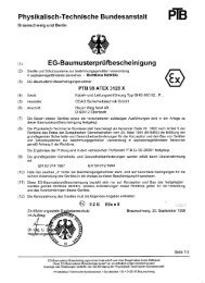 EG-Baumusterpruefbescheinigung PTB 99 ATEX ... - Jacob GmbH