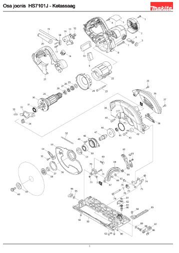 HS7101 - Ketassaag - Makita