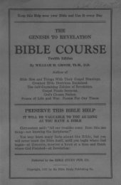 the bible - Holy Bible Institute