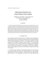 Mathematical Models for the Triaxial Attitude Control Testbed