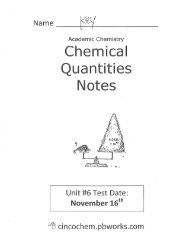 uantities Notes - Cinco Ranch Academic Chemistry - PBworks