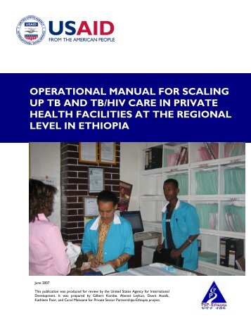 OPERATIONAL MANUAL FOR SCALING UP TB ... - (SHOPS) project