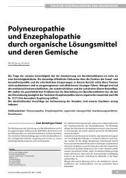 polyneuropathie und enzephalopathie durch ... - UMG-Verlag