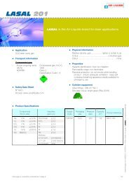 LASAL 201 Specification - Air Liquide UK