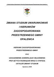 zmiana studium uwarunkowań i kierunków zagospodarowania ...