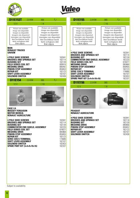 455901 1.2 KW 2B 12 V 60Â° d 9 15 a