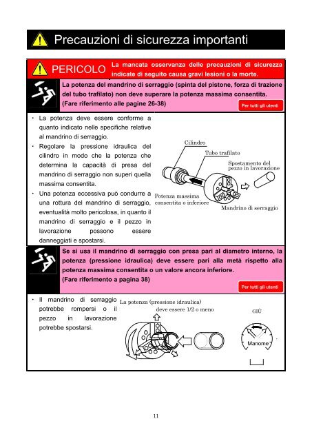 MANUALE DI ISTRUZIONI Tipo B-200/BT200 - Kitagawa Europe