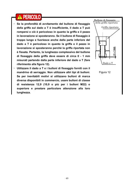 MANUALE DI ISTRUZIONI Tipo B-200/BT200 - Kitagawa Europe