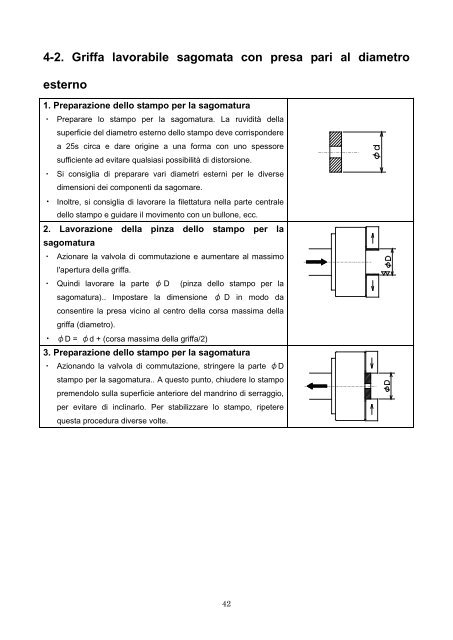 MANUALE DI ISTRUZIONI Tipo B-200/BT200 - Kitagawa Europe