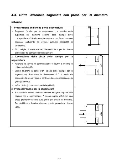 MANUALE DI ISTRUZIONI Tipo B-200/BT200 - Kitagawa Europe