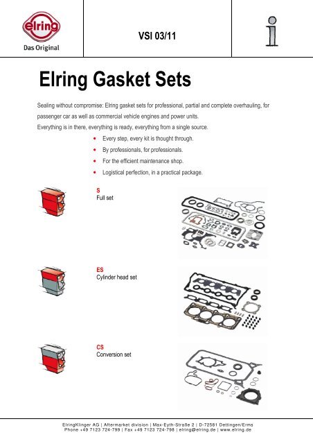 Elring Gasket Sets