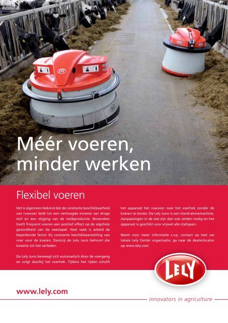 Nieuw model voerschuiver - Lely