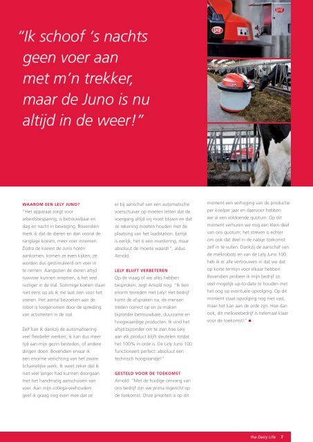 Nieuw model voerschuiver - Lely