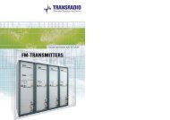 FM-TRANSMITTERS - TRANSRADIO