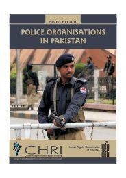 Police Organisations in Pakistan - Commonwealth Human Rights ...