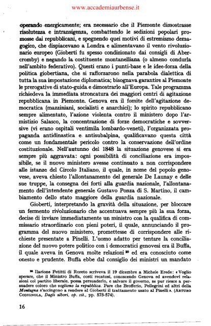 IL REGNO DI SARDEGNA NEL 1848-1849 - archiviostorico.net