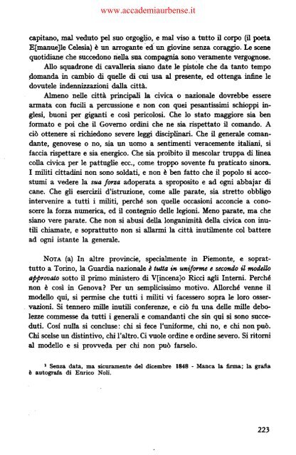 IL REGNO DI SARDEGNA NEL 1848-1849 - archiviostorico.net